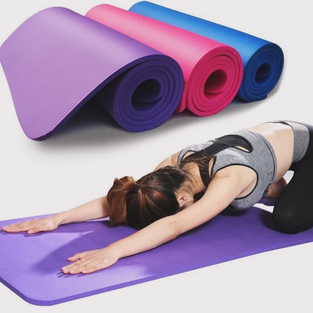 Tapis de Yoga Antidérapant Kairosia® – Confort EVA 3–6 mm pour Fitness, Pilates & Entraînement